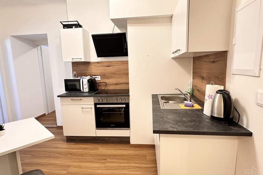 Komplett möblierte, zentrale und sonnige 2-Zimmerwohnung in der Grabenstraße 222!, Wohnung-miete, 782,57,€, 8010 Graz(Stadt)
