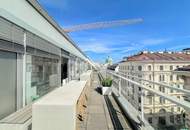 Dachgeschoßbüro mit Terrassen im exklusiven Botschaftsviertel nahe Karlsplatz