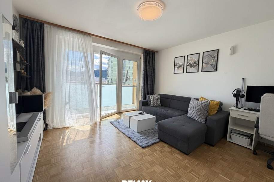 Helle 3-Zimmer-Wohnung mit zwei Loggien & schönem Ausblick | Ruhige Lage in Graz-Lend, Wohnung-kauf, 198.000,€, 8020 Graz(Stadt)