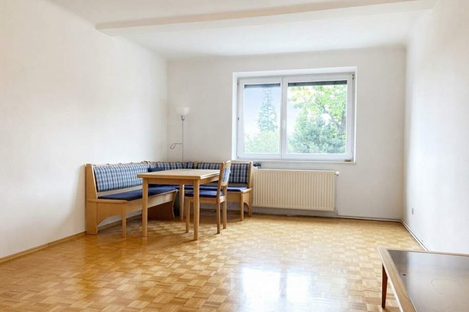2-Zimmer-Wohnung mit Fernblick in Grünruhelage nahe Pötzleinsdorfer Schlosspark, Wohnung-miete, 1.099,00,€, 1180 Wien 18., Währing