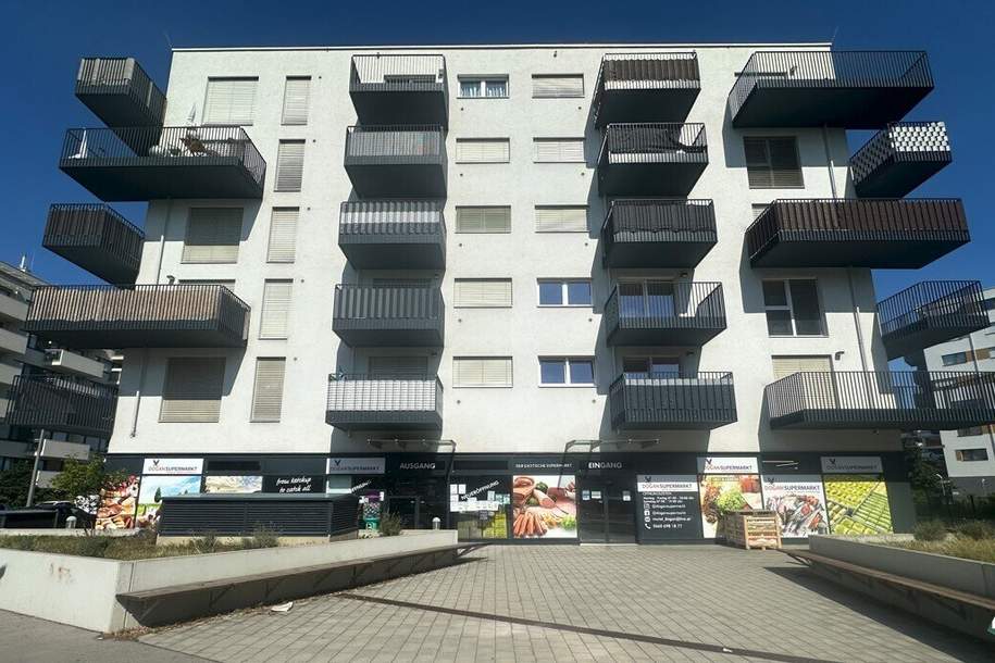 Moderne Gewerbefläche mit hoher Sichtbarkeit und flexibler Nutzung, Gewerbeobjekt-miete, 2.818,31,€, 1220 Wien 22., Donaustadt