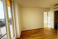 Freifläche auf zwei Terrassen mit Schönbrunnblick und Blick auf Steinhofkirche: neu sanierte und klimatisierte 2-Zimmer-Wohnung!