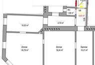 Sanierungsbedürftige, helle Drei-Zimmer-Wohnung im 3.OG! Sanieren Sie diese Wohnung ganz nach Ihren Bedürfnissen.