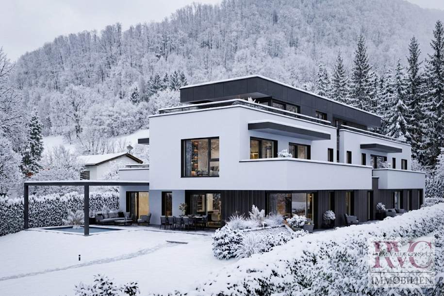 Exklusive Traum-Gartenwohnung in Neubau-Villa – ca. 800 m² Garten &amp; luxuriöser Wohnkomfort-Erstbezug, Wohnung-kauf, 2.999.000,€, 5020 Salzburg(Stadt)