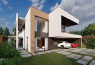 Rohbau einer Luxusvilla in beliebter Siedlungslage