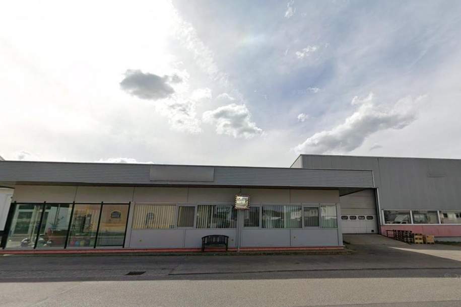 Werkshallen mit Werkstatt und Lager sowie Büroflächen, Gewerbeobjekt-kauf, 3353 Amstetten