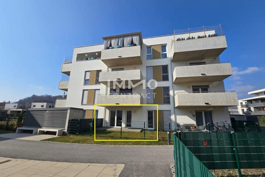 Geförderte 2 Zimmer Wohnung mit EIGENGARTEN - Gradnerstraße 186 F - Top 2 F, Wohnung-miete, 669,11,€, 8054 Graz(Stadt)