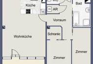 3 Zimmer Wohnung mit Loggia und Fernblick