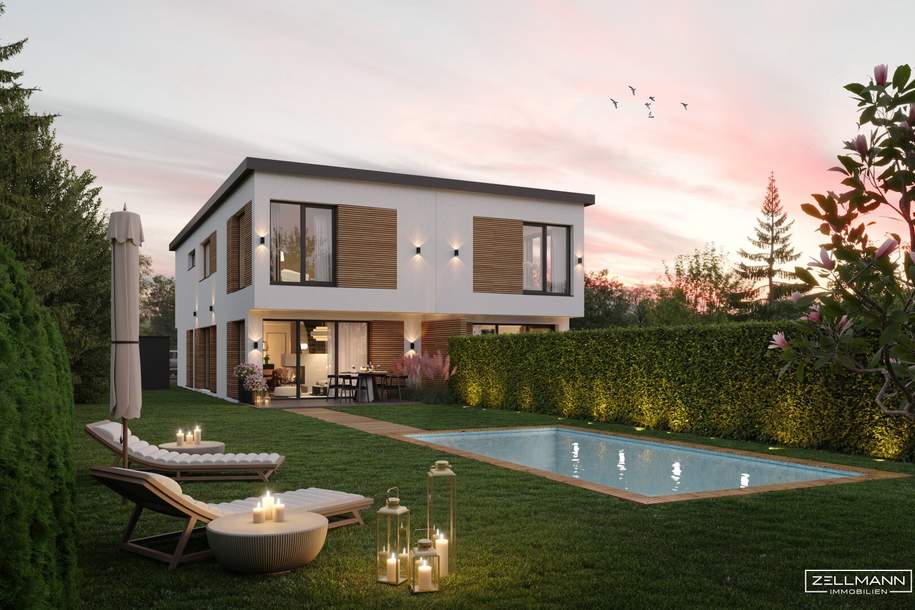 Ein neues Verständnis von Eigentum – exklusive Doppelhaushälfte im Baurechtsmodell | ZELLMANN IMMOBILIEN, Haus-kauf, 590.000,€, 1230 Wien 23., Liesing