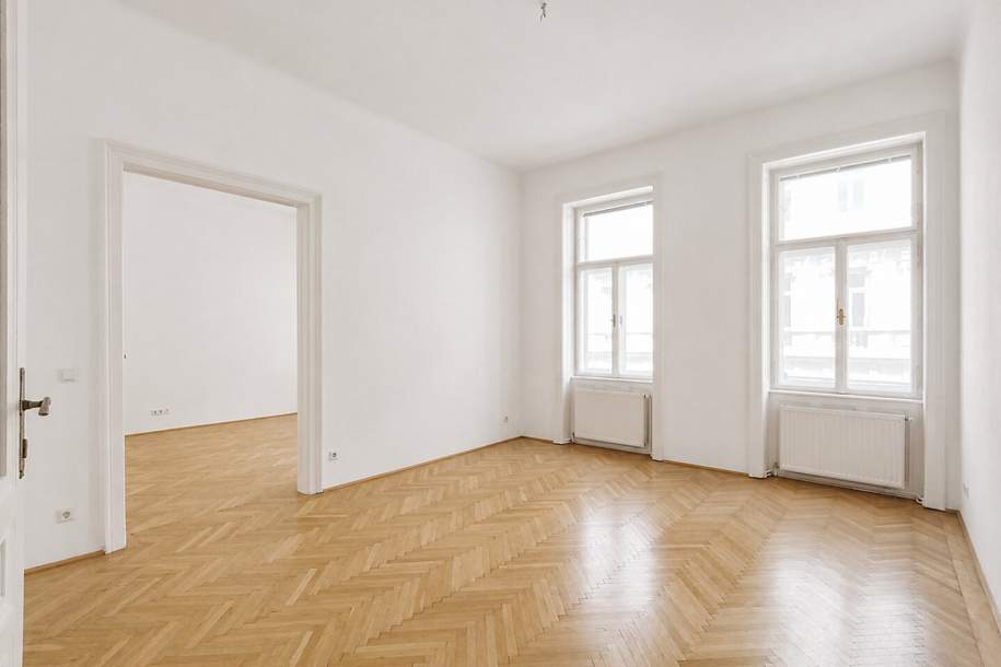++ Altbau-Liebhaber aufgepasst!!! Wohnen beim Augarten – klassischer Stilaltbau mit Parkett, Flügeltüren &amp; Charme ++, Wohnung-kauf, 349.000,€, 1200 Wien 22., Donaustadt
