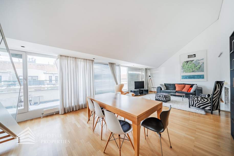 Lichtdurchflutete Maisonette-Wohnung mit Dachterrasse, Nähe Arenbergpark, Wohnung-kauf, 795.000,€, 1030 Wien 3., Landstraße