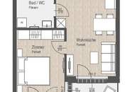 2 ZIMMER WOHNUNG MIT BALKON | NAHE DES TRAISEN-FLUSSES | Q11 | AB FEBRUAR