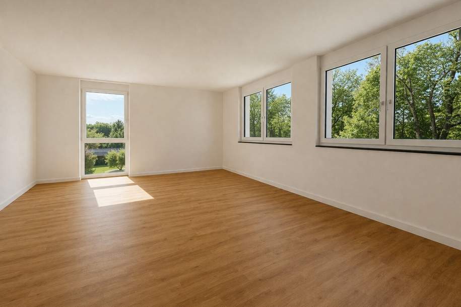 Welch herrlicher Blick ins Grüne!! Eine Ruheoase mit 4 Zimmer und kleiner Terrasse., Wohnung-kauf, 449.000,€, 2301 Gänserndorf