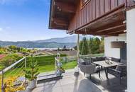 Traumhafte Terrassenwohnung mit Seeblick in Seeboden am Millstätter See. Neuwertig. Modern.