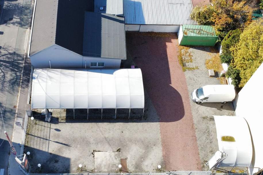 DB IMMOBILIEN | Vielseitig nutzbare, eingezäunte Stellfläche mit Rolltor, Kleinobjekte-miete, 3.827,09,€, 1230 Wien 23., Liesing