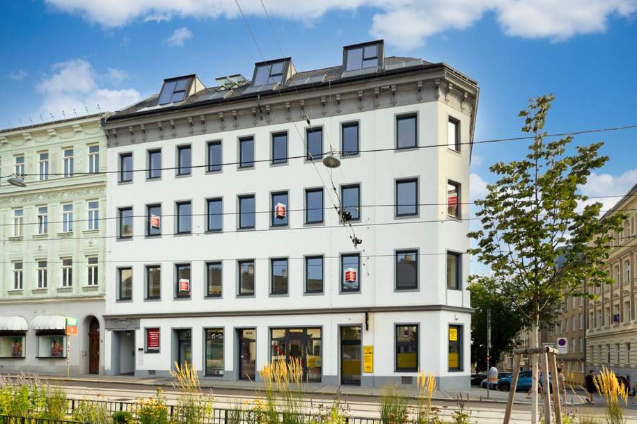 3-Zimmer Altbauwohnung mit geräumiger Wohnküche und großzügiger Verglasung | Fernwärme, Wohnung-kauf, 540.000,€, 1150 Wien 15., Rudolfsheim-Fünfhaus