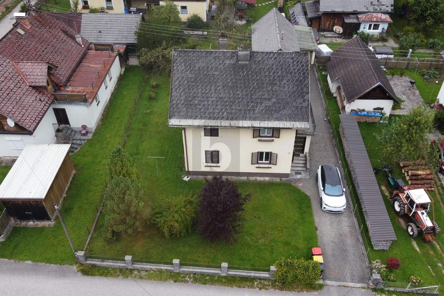 AUSBLICK AUF DIE BERGE MIT GROßEM GARTEN UND WERKSTATT, Haus-kauf, 350.000,€, 4802 Gmunden