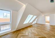 Elevate 1090 – Erstbezug: Luxus Dachgeschoss - Maisonette Wohnung (klimatisiert) mit großer Dachterrasse nahe U6 Alser Straße, AKH!