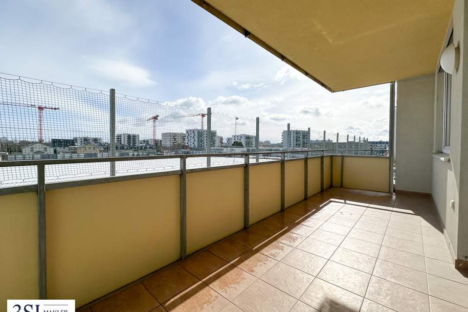 Einziehen & Wohlfühlen: sonnige 2 Zimmer Wohnung mit Balkon, Wohnung-miete, 1.050,00,€, 1220 Wien 22., Donaustadt