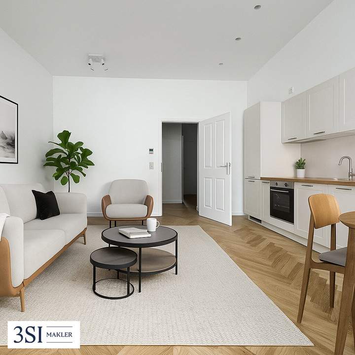 Klein, fein, erstklassig – 1-Zimmer-Wohnung im stilvollen Altbau