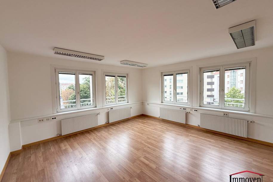 UNBEFRISTET - PROVISIONSFREI - SANIERT: Büroetage in modernen Bürokomplex mit hervorragender Infrastruktur!, Gewerbeobjekt-miete, 2.830,59,€, 1190 Wien 19., Döbling