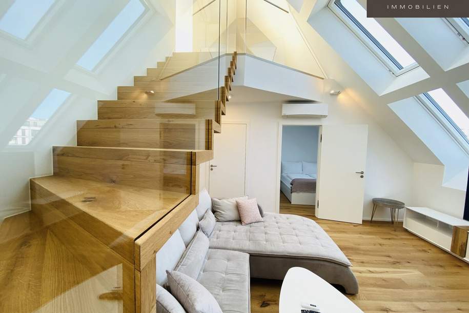 DESIGNERWOHNUNG MIT GROSSER DACHTERRASSE BEI SCHÖNBRUNN - KLIMATISIERT, Wohnung-miete, 2.350,00,€, 1120 Wien 12., Meidling