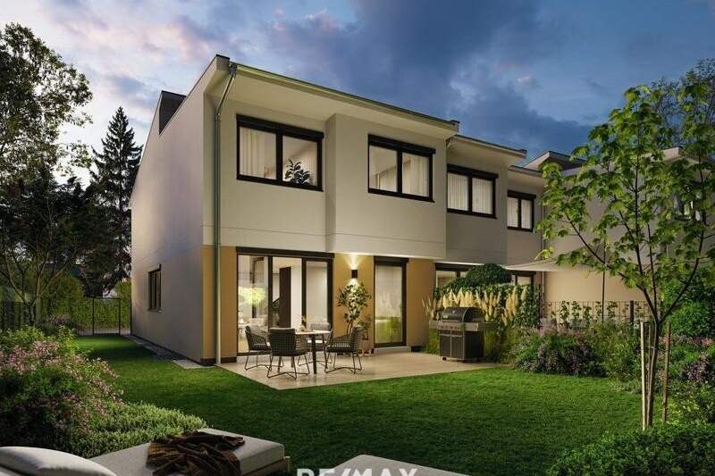 Reihenendhaus auf Eigengrund in Schwarzlackenau - Erstbezug!, Haus-kauf, 880.900,€, 1210 Wien 22., Donaustadt