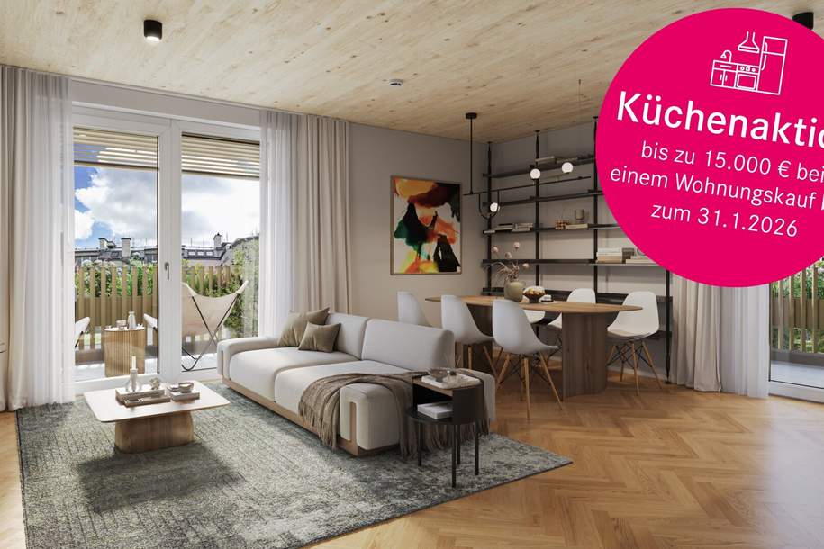 Sichere Wertanlage durch ökologische Bauweise, Wohnung-kauf, 294.000,€, 1020 Wien 2., Leopoldstadt