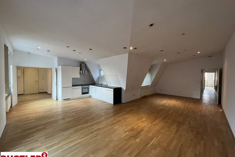 Hofruhelage und Dachterrasse in der Neubaugasse, Wohnung-miete, 2.507,13,€, 1070 Wien 7., Neubau