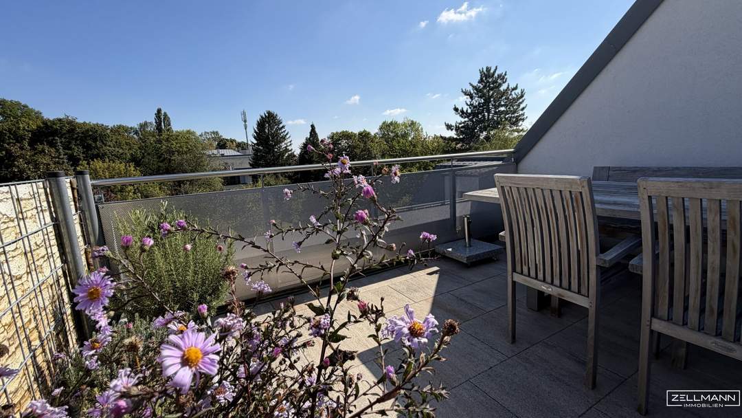 Wohnen über den Dächern von Mauer – Exklusive und neuwertige Dachterrassenwohnung mit Stil und Weitblick | ZELLMANN IMMOBILIEN