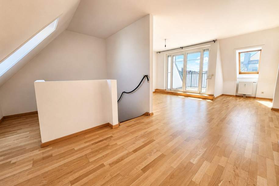 Dachgeschoss-Maisonette in Bestlage im Stadtzentrum von St.Pölten! Garagenplatz &amp; Wohlfühlfaktor inkludiert!, Wohnung-kauf, 295.000,€, 3100 Sankt Pölten(Stadt)