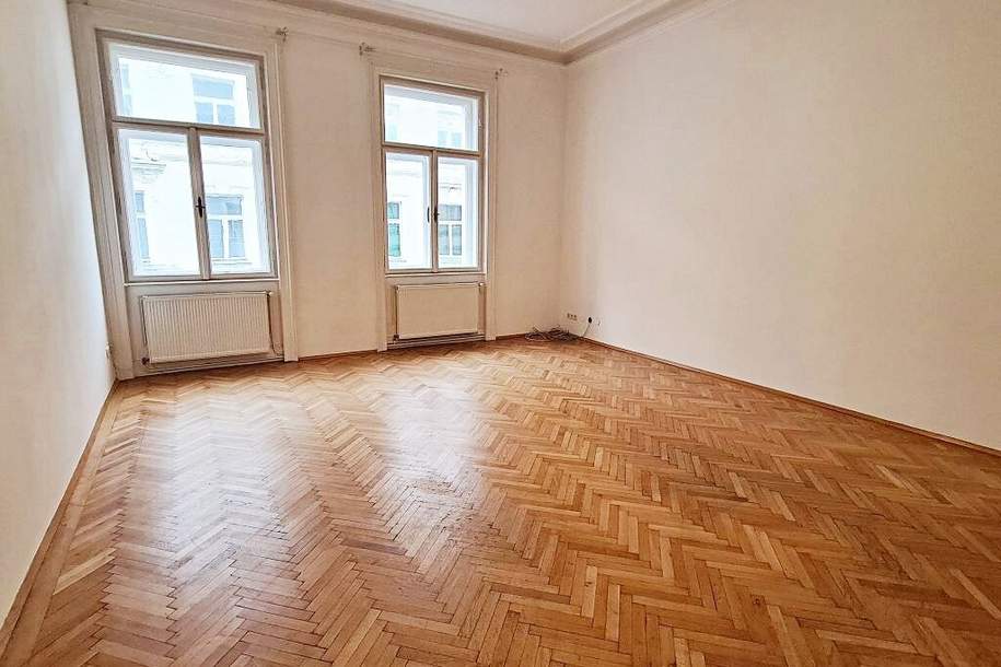 INNENSTADTLAGE, Spiegelgasse, 95 m2 Altbau mit Balkon, 2 Zimmer, Komplettküche, Wannenbad, Parketten, 4. Liftstock, Am-Graben-Nähe, Wohnung-miete, 2.695,00,€, 1010 Wien 1., Innere Stadt