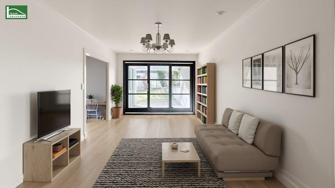 Belagsfertige Gartenwohnung ganz nach Ihren Wünschen im modernisierten Haus mit Geothermie - begehrteste Lage Wien