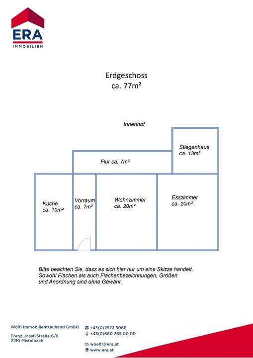 Zur Miete: Nettes Einfamilienhaus mit Presshaus, Kellerröhre, Terrasse &amp; Gartenhütte in Wilfersdorf