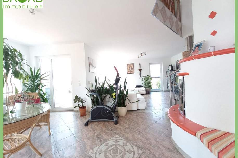 WUNDERSCHÖNE LIEGENSCHAFT mit großzügigem GARTEN | 239M² WFL | KACHELOFEN | 3 GARAGEN | BÜRO, Haus-kauf, 649.000,€, 9433 Wolfsberg