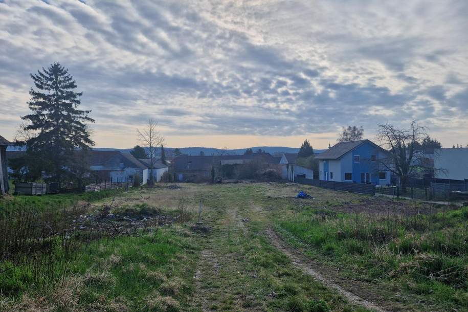 EIN TRAUM WIRD REALITÄT: AUSSERGEWÖHNLICHES BAUGRUNDSTÜCK IN TRAUMHAFTER RUHELAGE VON RÜCKERSDORF OHNE BAUZWANG - IHR TRAUMGRUNDSTÜCK WARTET AUF SIE, Grund und Boden-kauf, 397.800,€, 2111 Korneuburg