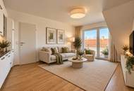 Privatsphäre trifft Wohnkomfort – 3-Zimmer-Dachgeschoss mit 2 Bädern & Terrasse