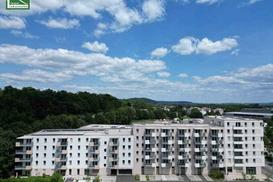 VIELE EXTRAS INKLUDIERT! Moderne 1-Zimmer-Wohnung mit hochwertiger Ausstattung INKLUSIVE KÜHLUNG - Steingötterhof St. Pölten, Wohnung-miete, 599,00,€, 3100 Sankt Pölten(Stadt)