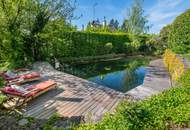 URLAUBSFEELING PUR! Eigenheim in mediterranem Stil mit Traumgarten und Badeteich! Absolute Privatsphäre!