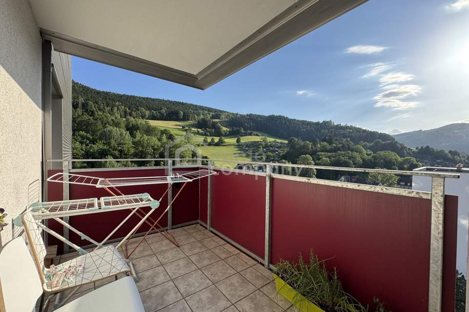 2-Zimmer-Wohnung im 12. Stock mit Loggia, Wohnung-kauf, 109.000,€, 8700 Leoben
