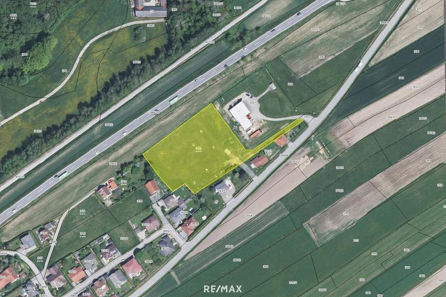 7.138 m² Gewerbegrundstück bei Gmünd – Sichtbar, bestens erreichbar und vielseitig nutzbar, Grund und Boden-kauf, 200.000,€, 3950 Gmünd