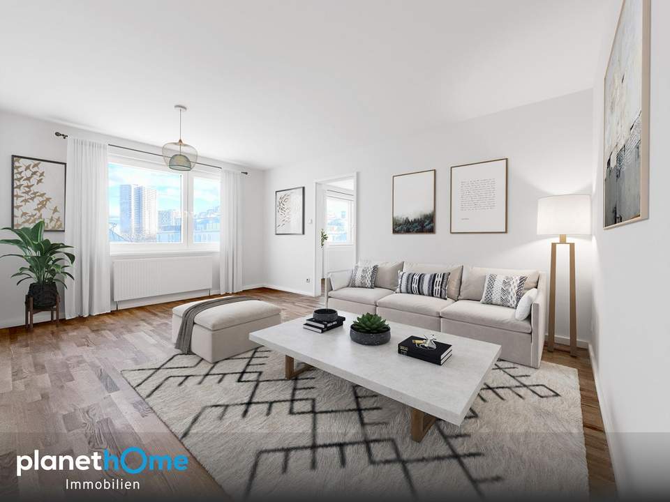 Erstbezug – elegante 3-Zimmer-Stadtresidenz mit Fernblick nahe U1