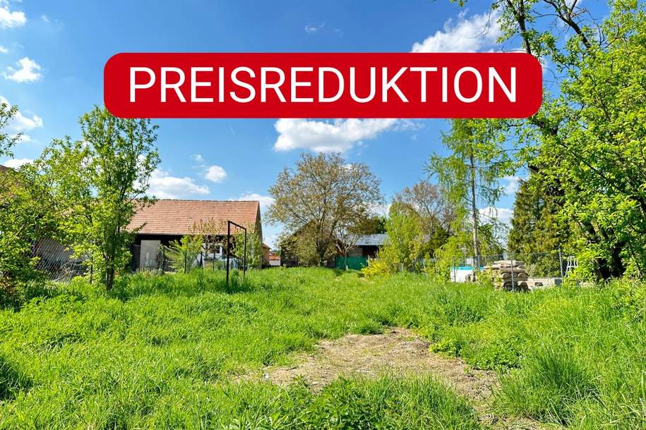 "Sonniges Baugrundstück im Zentrum von Ziersdorf", Grund und Boden-kauf, 130.000,€, 3710 Hollabrunn