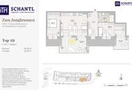 Jetzt Early Bird Aktion sichern! ZUM JUNGBRUNNEN! Von der Sonne geküsst - Ab ins Dachgeschoss mit 2 Süd-Terrassen! 3 Zimmer + Beste Infrastruktur + Hochwertige Materialien + Garagenplatz optional!