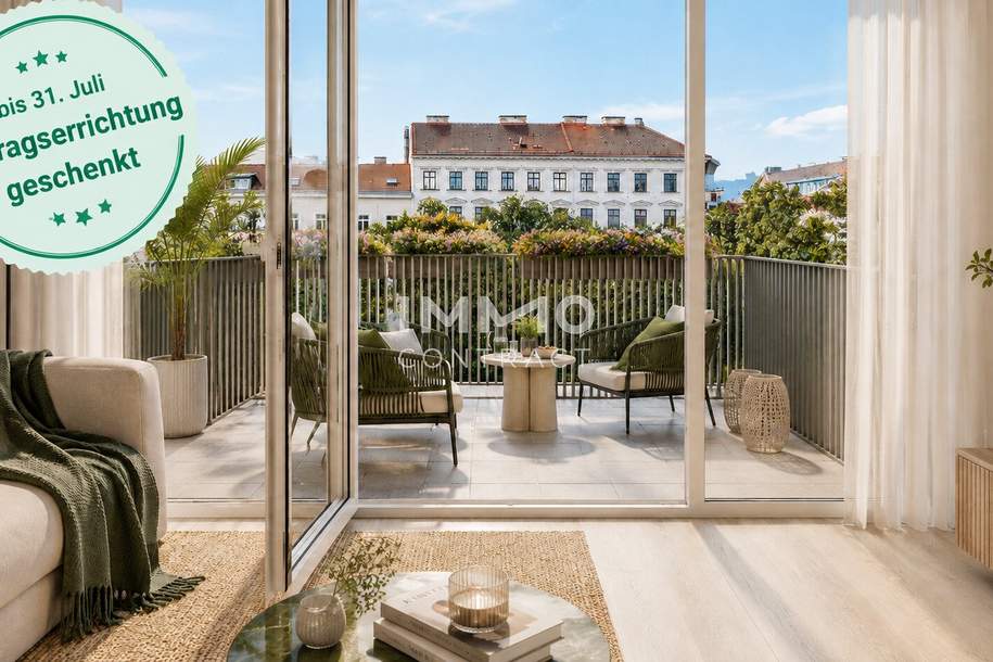 Nachmittags-Sonne, TOP-Ausstattung, perfekte Infrastruktur: Wohnen am Park, Wohnung-kauf, 213.700,€, 1160 Wien 16., Ottakring