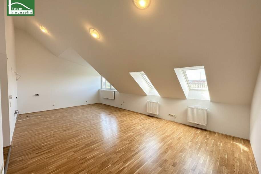 Panoramablick-Wohnung mit Dachterrasse nahe U6 Meidling zwischen Schönbrunn und Wienerberg - Frisch renoviert und zum Anlegerpreis!, Wohnung-kauf, 449.000,€, 1120 Wien 12., Meidling
