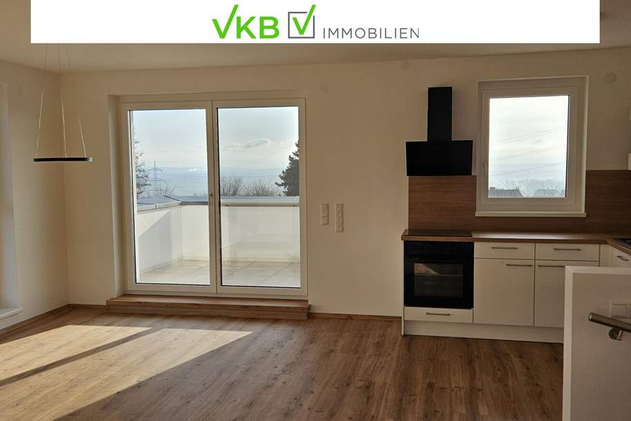 Helle Etagenwohnung mit Alpenblick in Top-Lage – Hitzing/Leonding, Wohnung-miete, 1.300,00,€, 4073 Linz-Land
