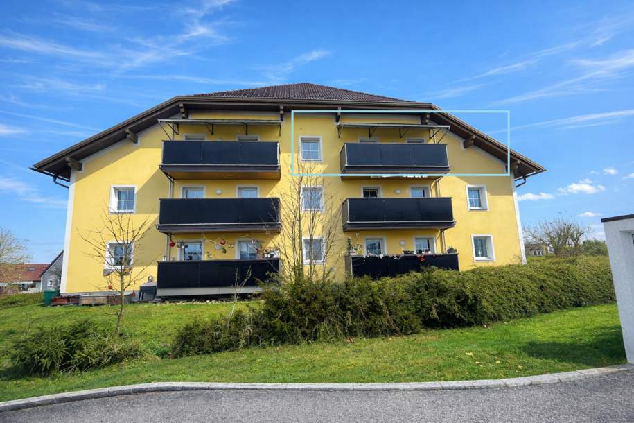 Freundliche Eigentumswohnung mit wunderschönem Weitblick nahe Schärding, Wohnung-kauf, 149.000,€, 4786 Schärding