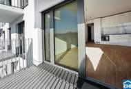 Sonnwendviertel: 1-Zimmer-Wohnung mit Balkon im 3. OG – Fitnessraum, Co-Working & Rooftop-Terrasse inklusive!