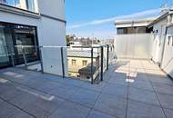AUGARTEN-NÄHE, 71 m2 Dachgeschoß mit 9 m2 Terrasse, Wohnküche, 2 Zimmer, 2 Bäder, Parketten, Große Pfarrgasse